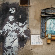 Marienbilder Graffiti